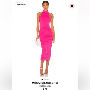 Superdown Mallory High Neck Dress